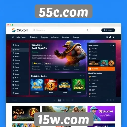 Experiência do usuário em 55c.com